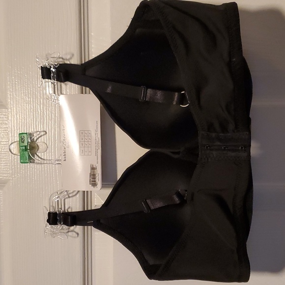 NWT Bobbie Brooks Full Coverage Black Microfiber Ladies T-Shirt Bra - Size 42C - Picture 4 of 6